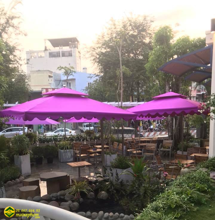 Dù che quán cafe Gò Vấp
