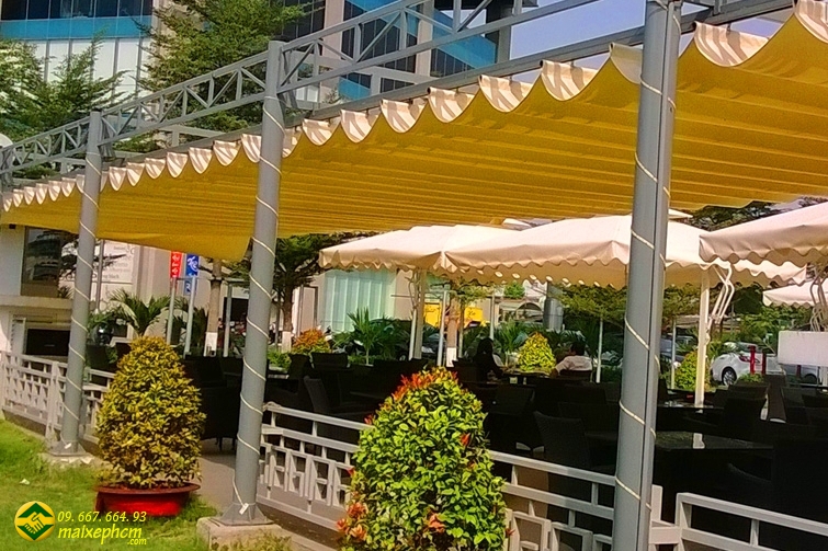 Mái xếp quán cafe đẹp