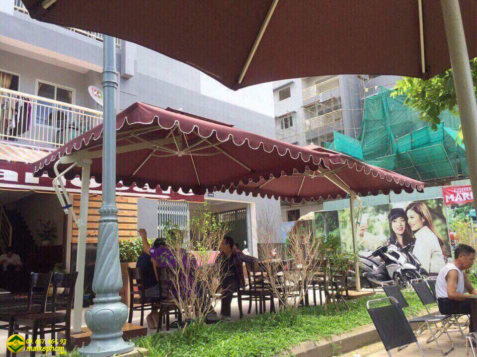 Dù che nắng lệch tâm vuông 02
