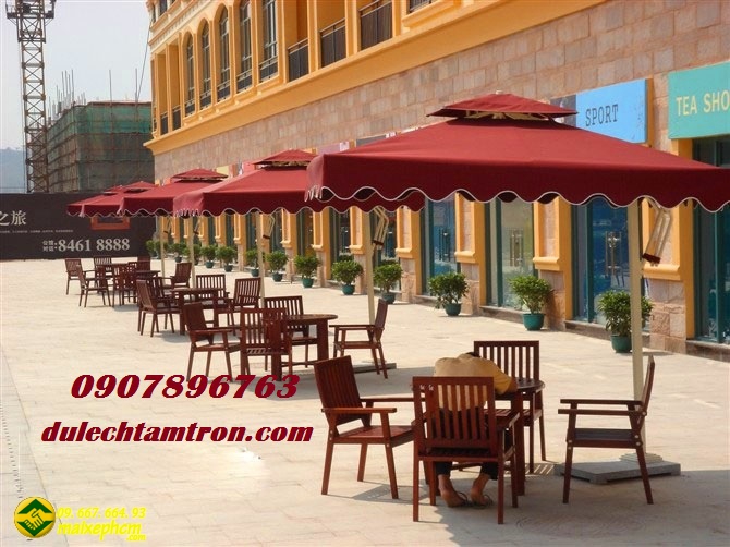 Dù lệch tâm cafe quận 1