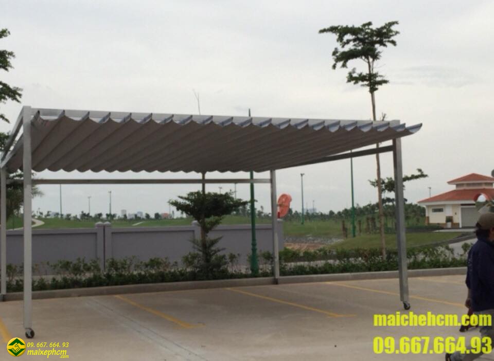 Mái xếp ngoài trời giá rẽ